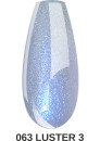 Vernis semi permanent  "Luster 3" 063 , blue 10ml