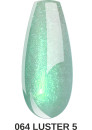 Vernis semi permanent  "Luster 5" 064, vert,  10ml