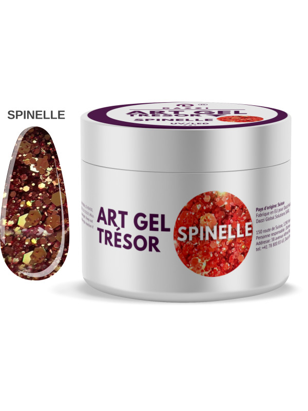 Art Glitter Gel Tresor „Spinelle“, 5gr