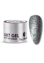 Art Gel Glitter Art Gel Best of India „Taj Mahal“, silber, 5gr