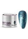 Art Gel pailleté Best of India "Kashmir", blue, 5gr