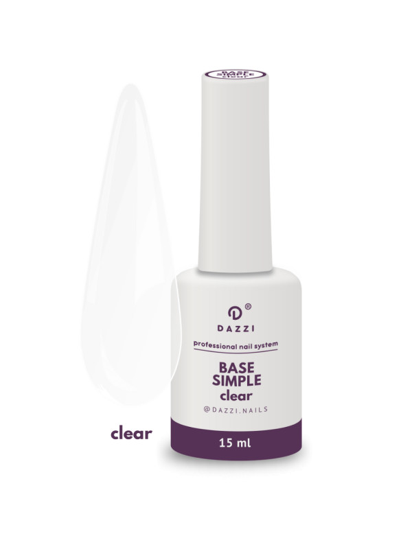 Base transparente "Simple" pour VSP ou Gel, 15ml