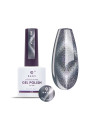 Vernis semi permanent cat eye 9d "Vega"  080, argent 8ml