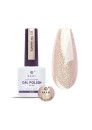 Vernis semi permanent semi-transparent, paillettes "On chante" 121, rose / nude 10 ml