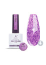 Vernis semi-permanent réfléchissant / très pailleté "Shiva" 135, violet, 10ml