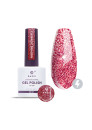 Semipermanenter reflektierender / sehr glitzernder Lack „Magic Dragon“ 136, rot, 10 ml