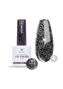 Vernis semi-permanent réfléchissant / très pailleté "Amnesia" 137, noir, 10ml