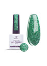 Vernis semi-permanent réfléchissant / très pailleté "Tangie" 138, vert, 10ml