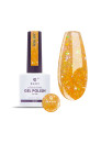 Vernis Semi Permanent "Tien" 243, or / orange, 10ml