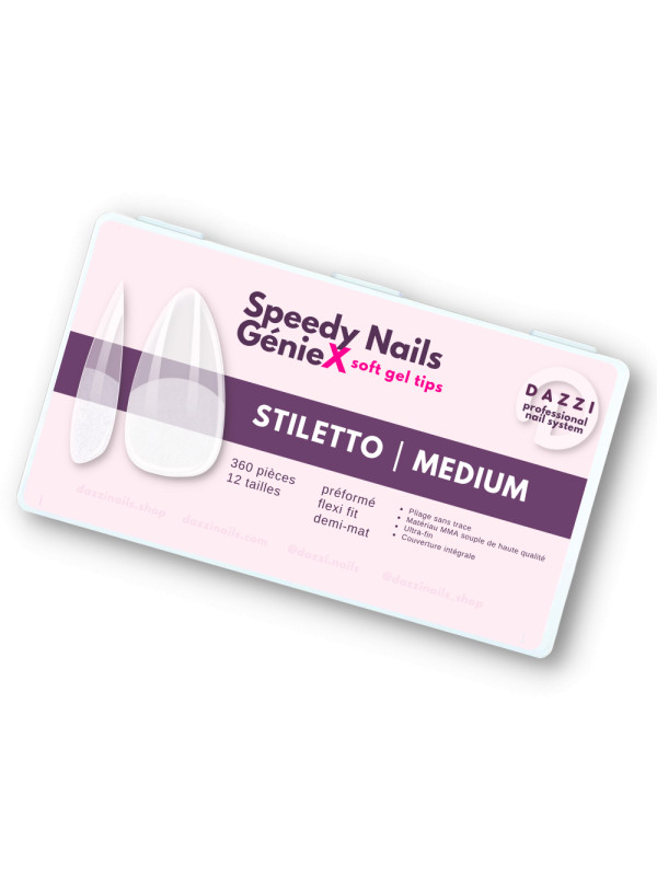 Speedy Nails GénieX "STILETTO ⎮ MEDIUM"