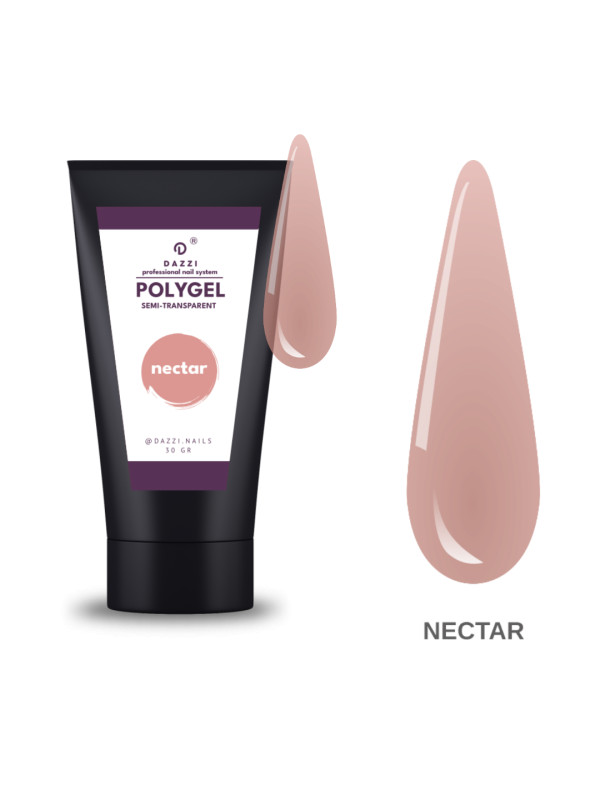 Art polygel semi-transparent "Nectar", 30 gr