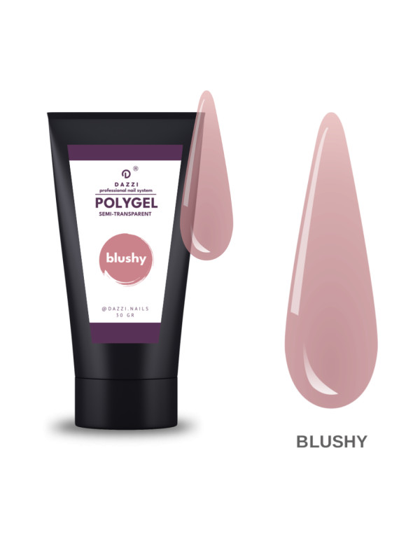 Art polygel semi-transparent "Blushy", 30 gr