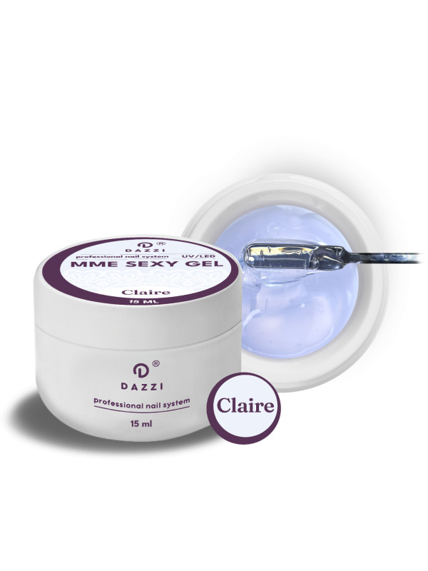 Gel constructeur intelligent "Claire" , verre transparent  15 ml