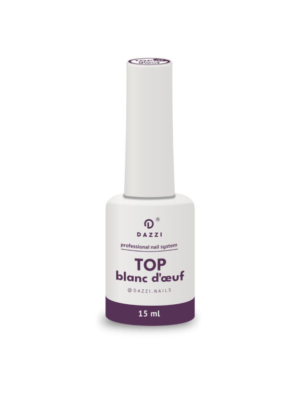 Art top laiteux "Blanc d'œuf", sans couche collante 15ml