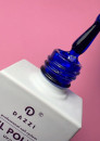 Vernis semi-permanent semi-transparent / Effet vitrail "Blue" 092, bleu, 10ml