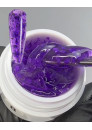 Gel transparent auto-égalisant avec des fleurs séchées "VIOLA", violet  15 ml