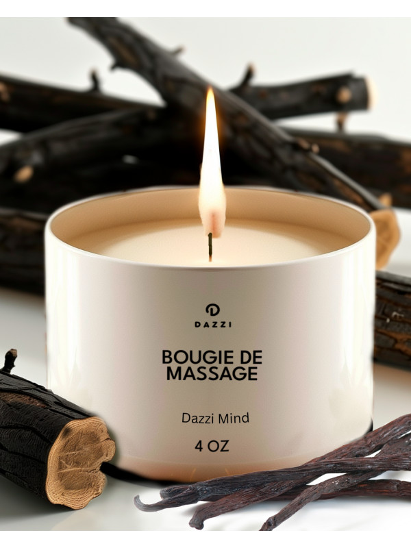 Bougie de massage "DAZZI MIND" 4 oz