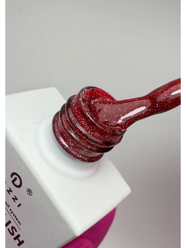 Vernis semi-permanent réfléchissant / très pailleté "Magic Dragon" 136, rouge, 10ml