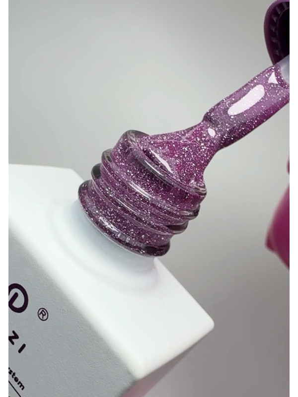 Vernis semi-permanent réfléchissant / très pailleté "Shiva" 135, violet, 10ml