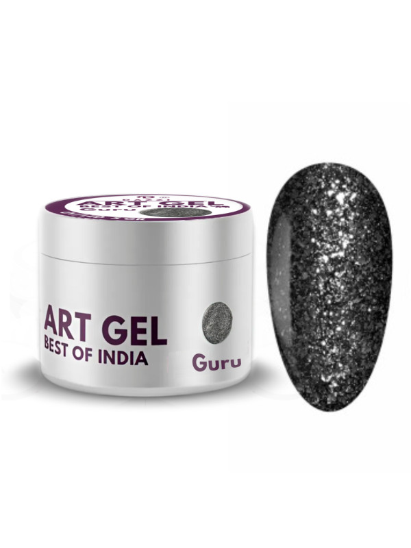 Art Gel Glitter Art Gel Best of India „Taj Mahal“, silber, 5gr